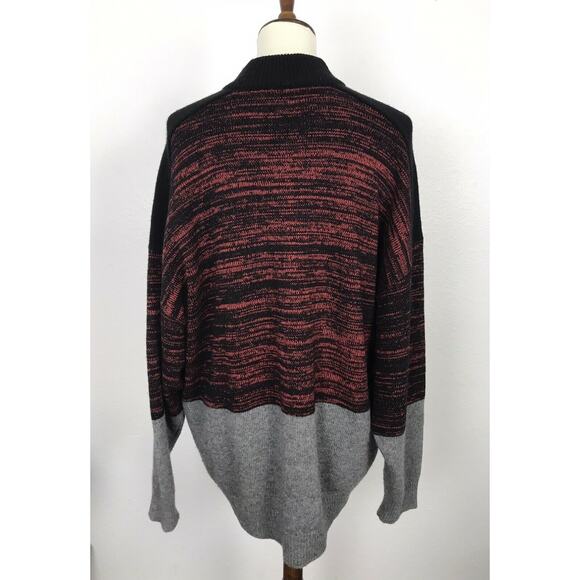 Alexander Wang Marbled Colorblock Pullover Sweater Wool Cashmere - Picture 6 of 8